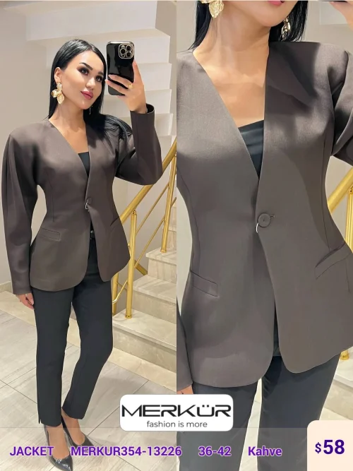 Жакет Merkur (Brown, модель MERKUR354-13226) оптом