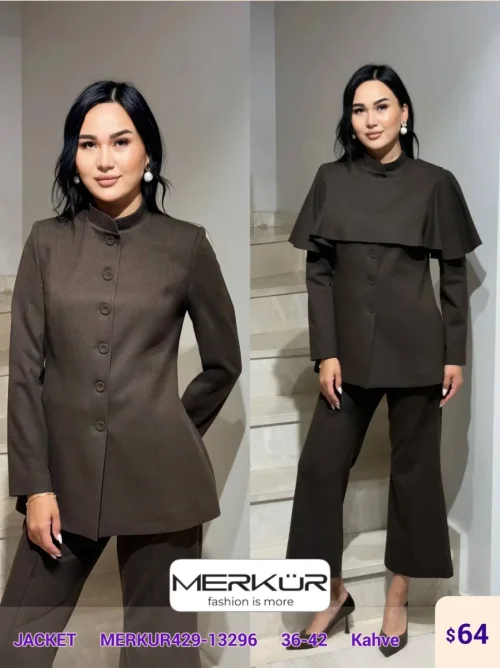 Жакет Merkur (Brown, модель MERKUR429-13296) оптом