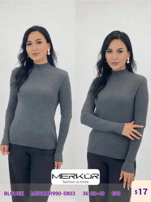 Блузка Merkur (Gray, модель MERKUR990-5803) оптом