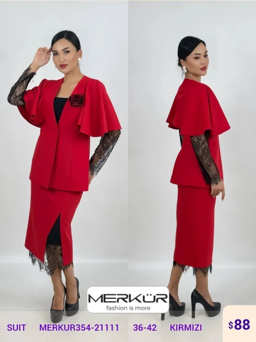 Костюмы и комплекты Merkur (Red, модель MERKUR354-21111) оптом