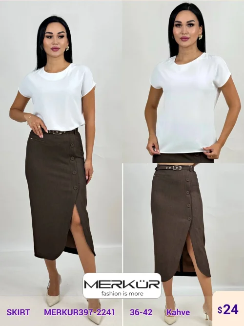 Юбка Merkur (Brown, модель MERKUR397-2241) оптом