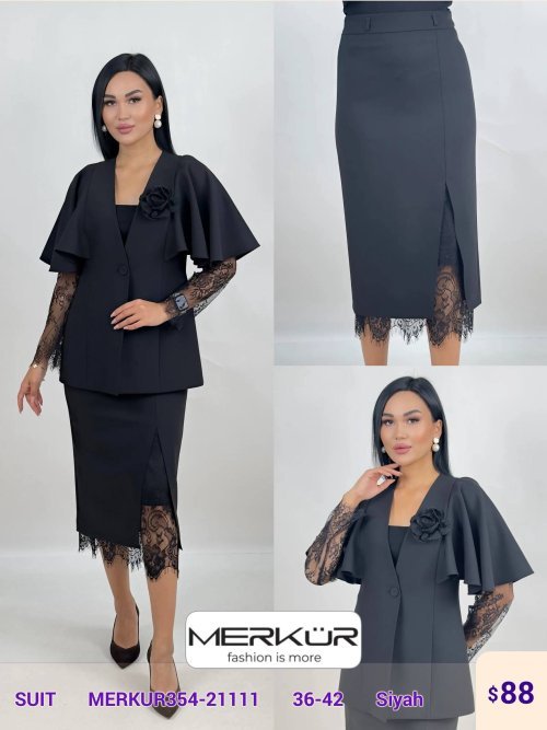 Костюмы и комплекты Merkur (Black, модель MERKUR354-21111) оптом