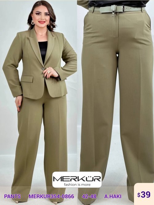 Брюки Merkur (Оливковый, модель MERKUR354-0866) оптом