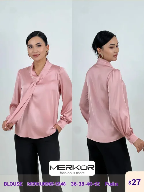 Блузка Merkur (Pink, модель MERKUR985-5348) оптом
