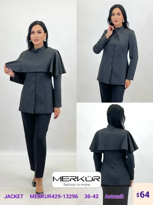 Жакет Merkur (Dark gray, модель MERKUR429-13296) оптом