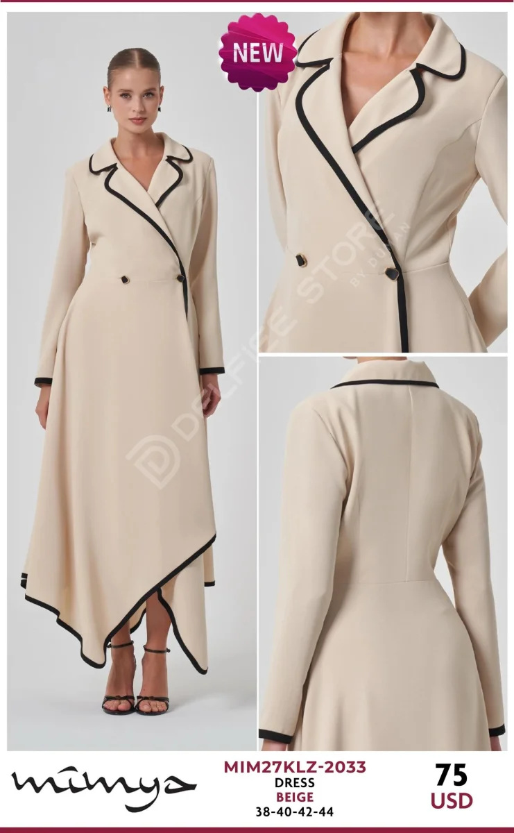 Платье MIMYA (Beige, модель MIM27KLZ-2033) оптом