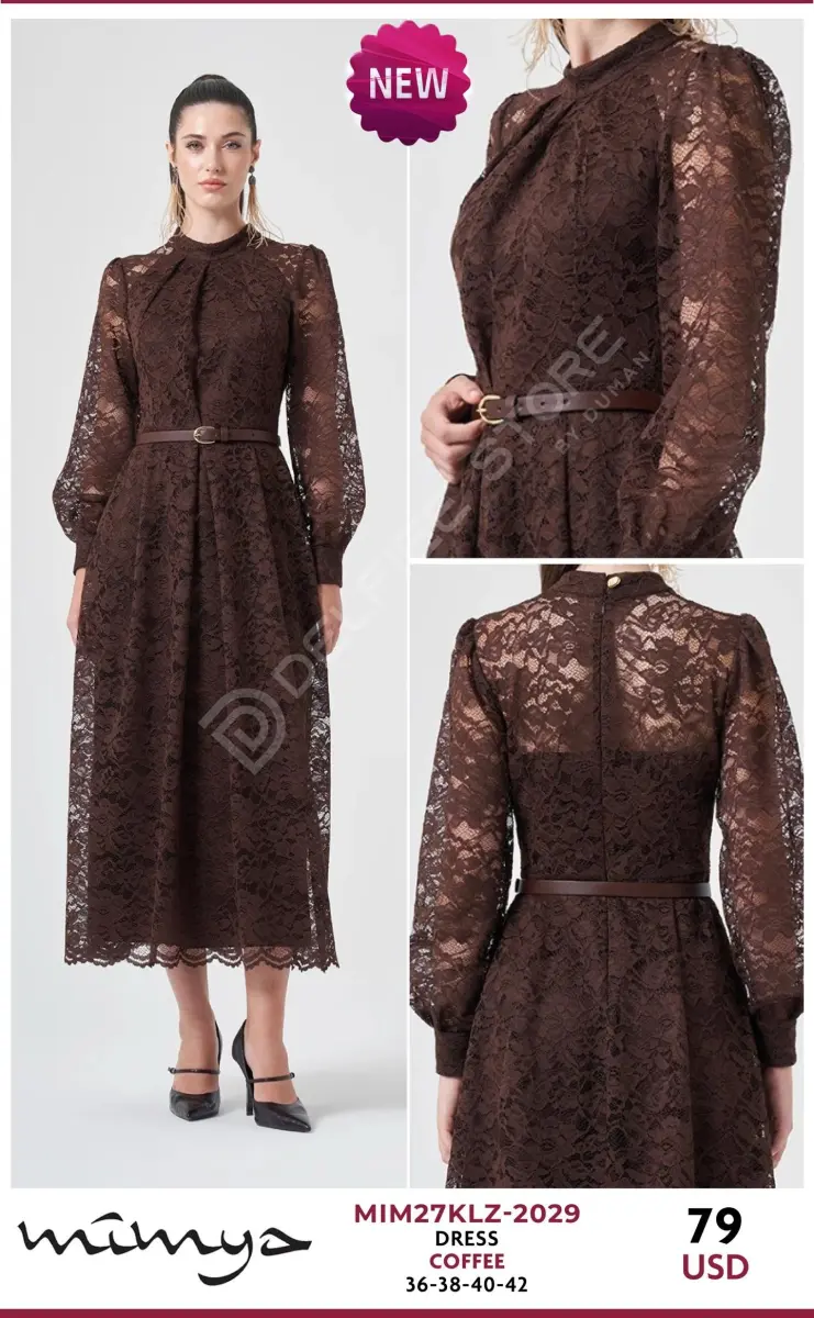 Платье MIMYA (Brown, модель MIM27KLZ-2029) оптом