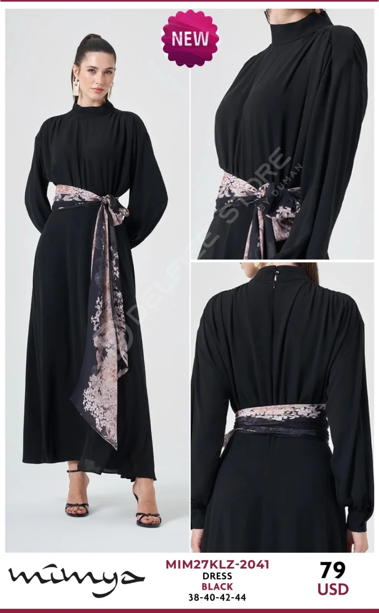 Платье MIMYA (Black, модель MIM27KLZ-2041) оптом