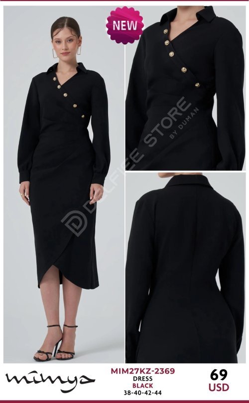 Платье MIMYA (Black, модель MIM27KZ-2369) оптом