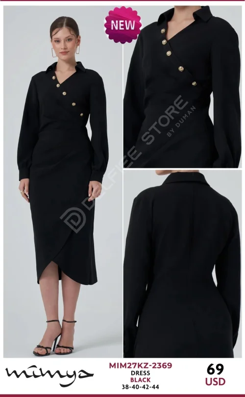 Платье MIMYA (Black, модель MIM27KZ-2369) оптом