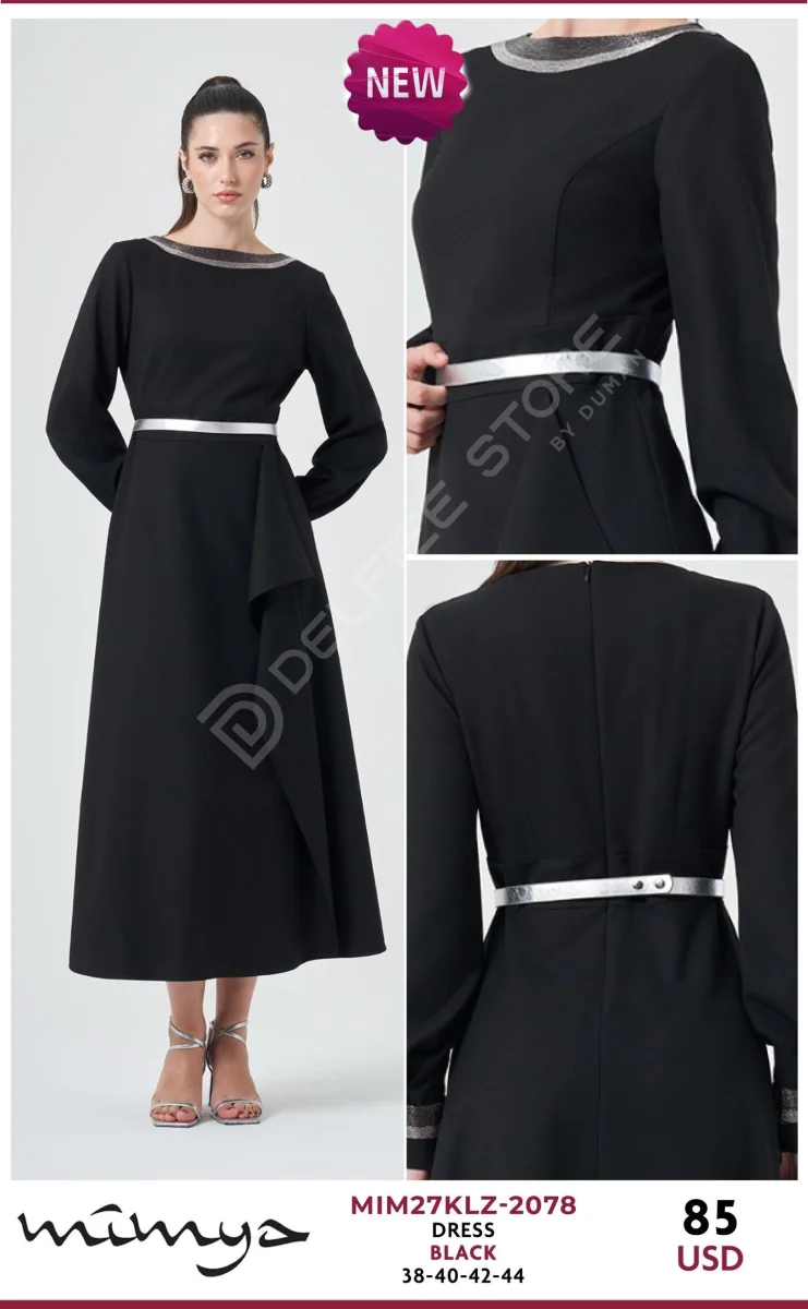 Платье MIMYA (Black, модель MIM27KLZ-2078) оптом