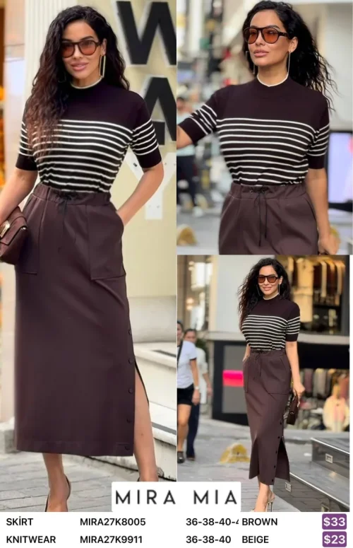 Трикотаж MIRA&MIA (Beige, модель MIRA27K9911) оптом