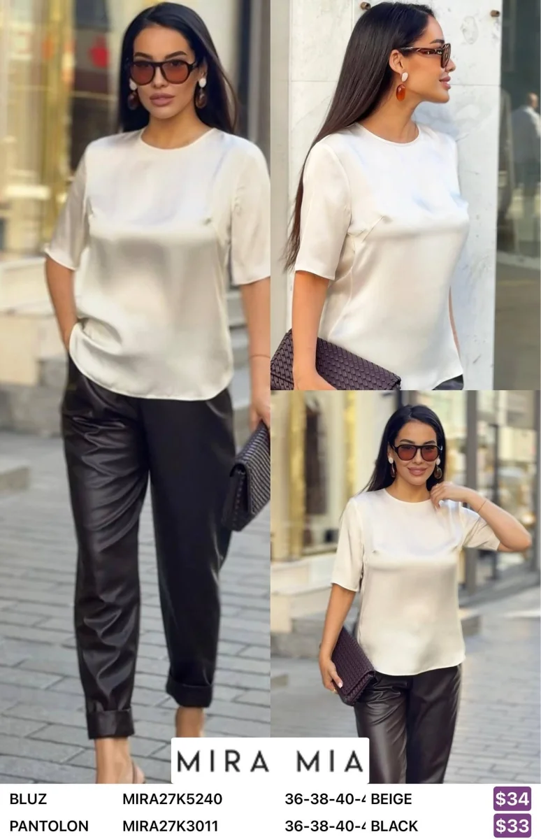 Брюки MIRA&MIA (Black, модель MIRA27K3011) оптом