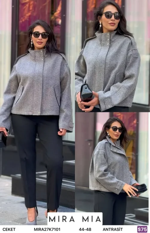 Жакет MIRA&MIA (Dark gray, модель MIRA27K7101) оптом
