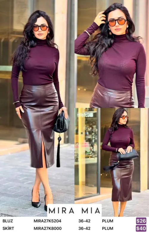 Блузка MIRA&MIA (Purple, модель MIRA27K5204) оптом