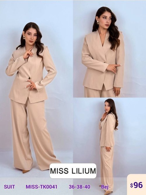 Костюмы и комплекты MISS LILIUM (Beige, модель MISS-TK0041) оптом