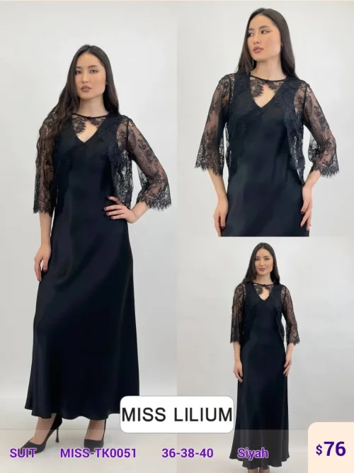 Костюмы и комплекты MISS LILIUM (Black, модель MISS-TK0051) оптом