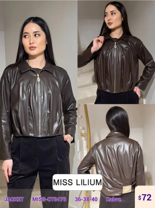 Жакет MISS LILIUM (Brown, модель MISS-CT0476) оптом