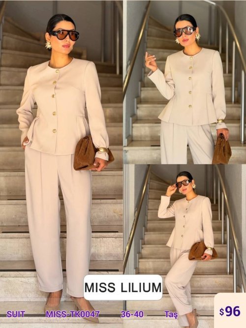 Костюмы и комплекты MISS LILIUM (Light gray, модель MISS-TK0047) оптом