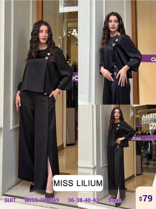 Костюмы и комплекты MISS LILIUM (Black, модель MISS-TK0049) оптом