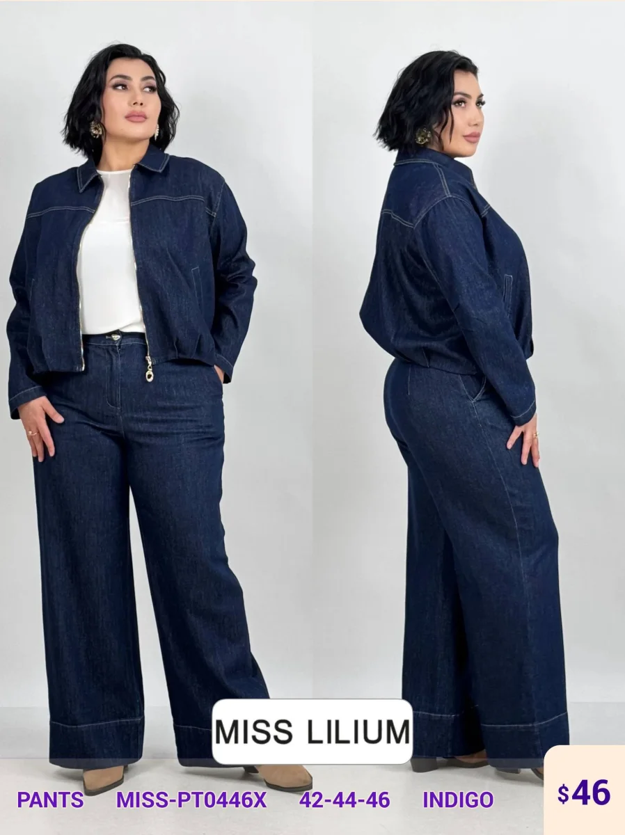Брюки MISS LILIUM (Navy, модель MISS-PT0446X) оптом