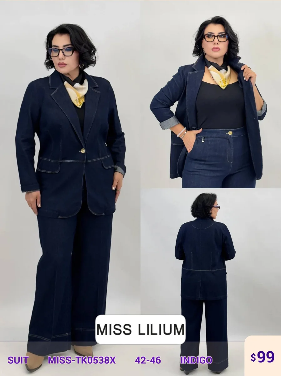 Костюмы и комплекты MISS LILIUM (Navy, модель MISS-TK0538X) оптом