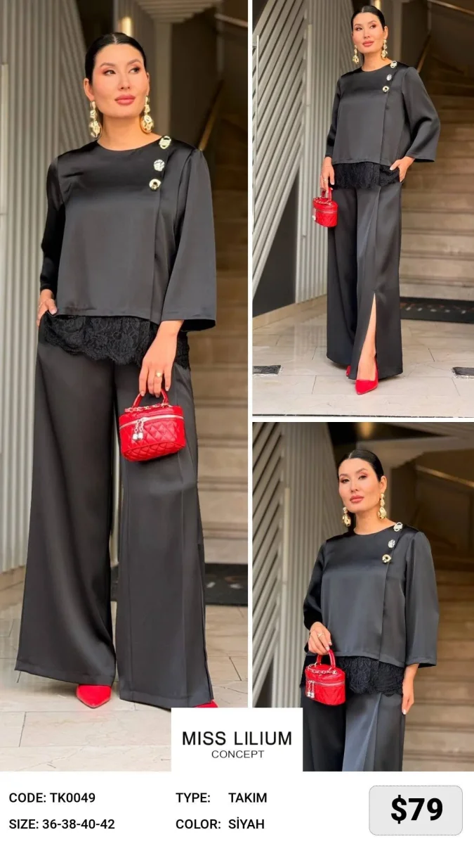 Костюмы и комплекты MISS LILIUM (Black, модель TK0049) оптом