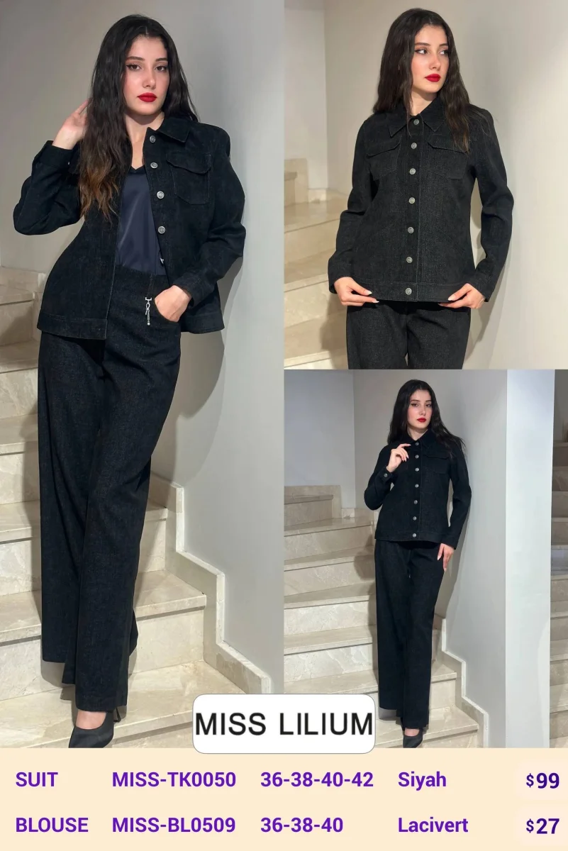 Костюмы и комплекты MISS LILIUM (Black, модель MISS-TK0050) оптом