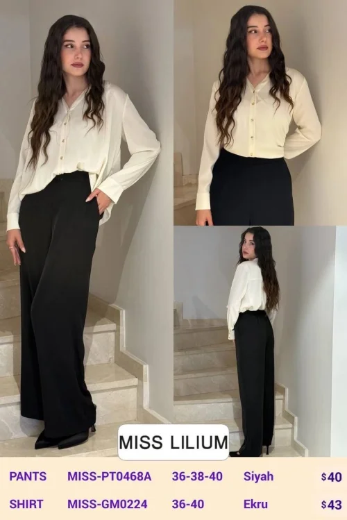 Рубашка MISS LILIUM (Cream, модель MISS-GM0224) оптом