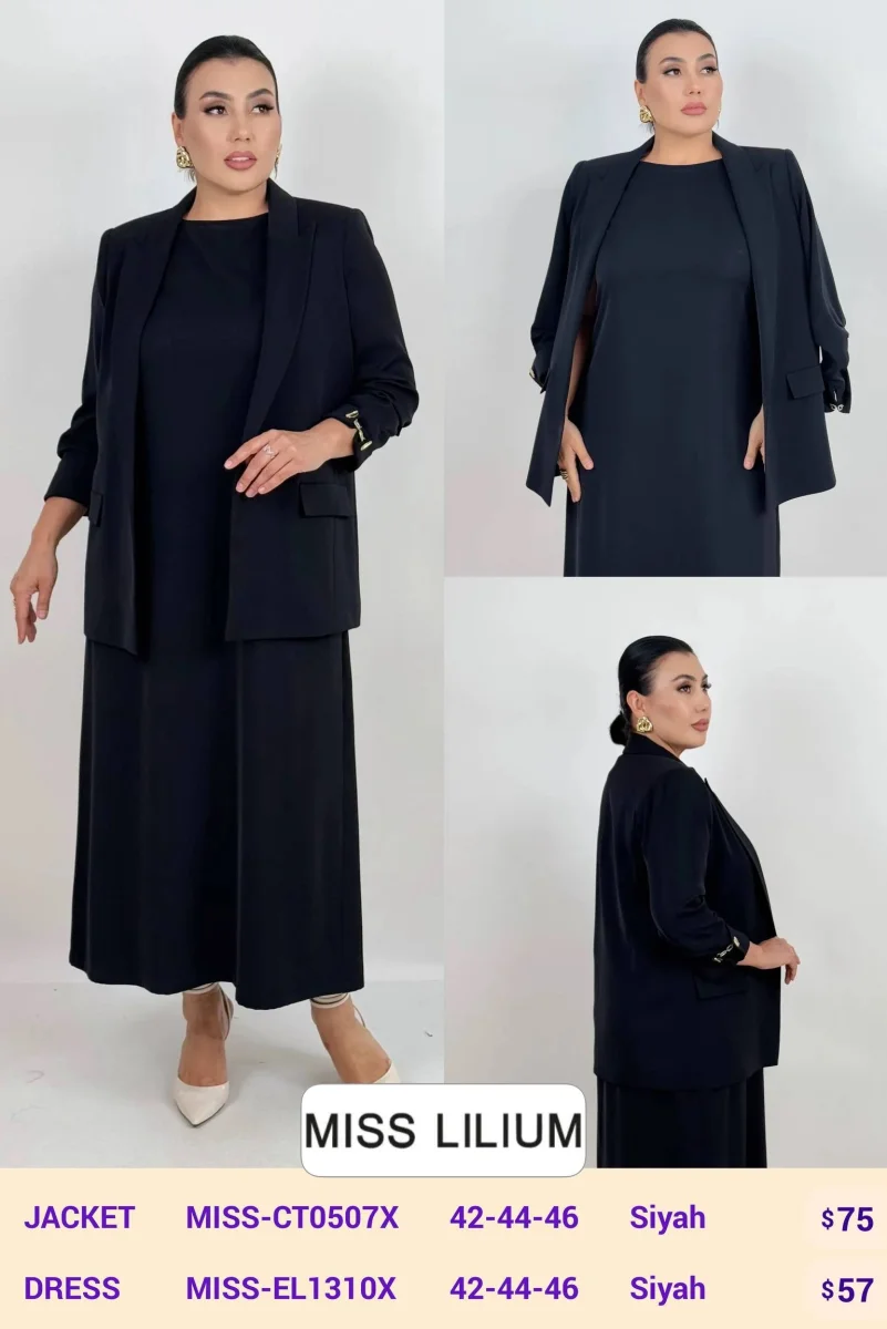 Жакет MISS LILIUM (Black, модель MISS-CT0507X) оптом