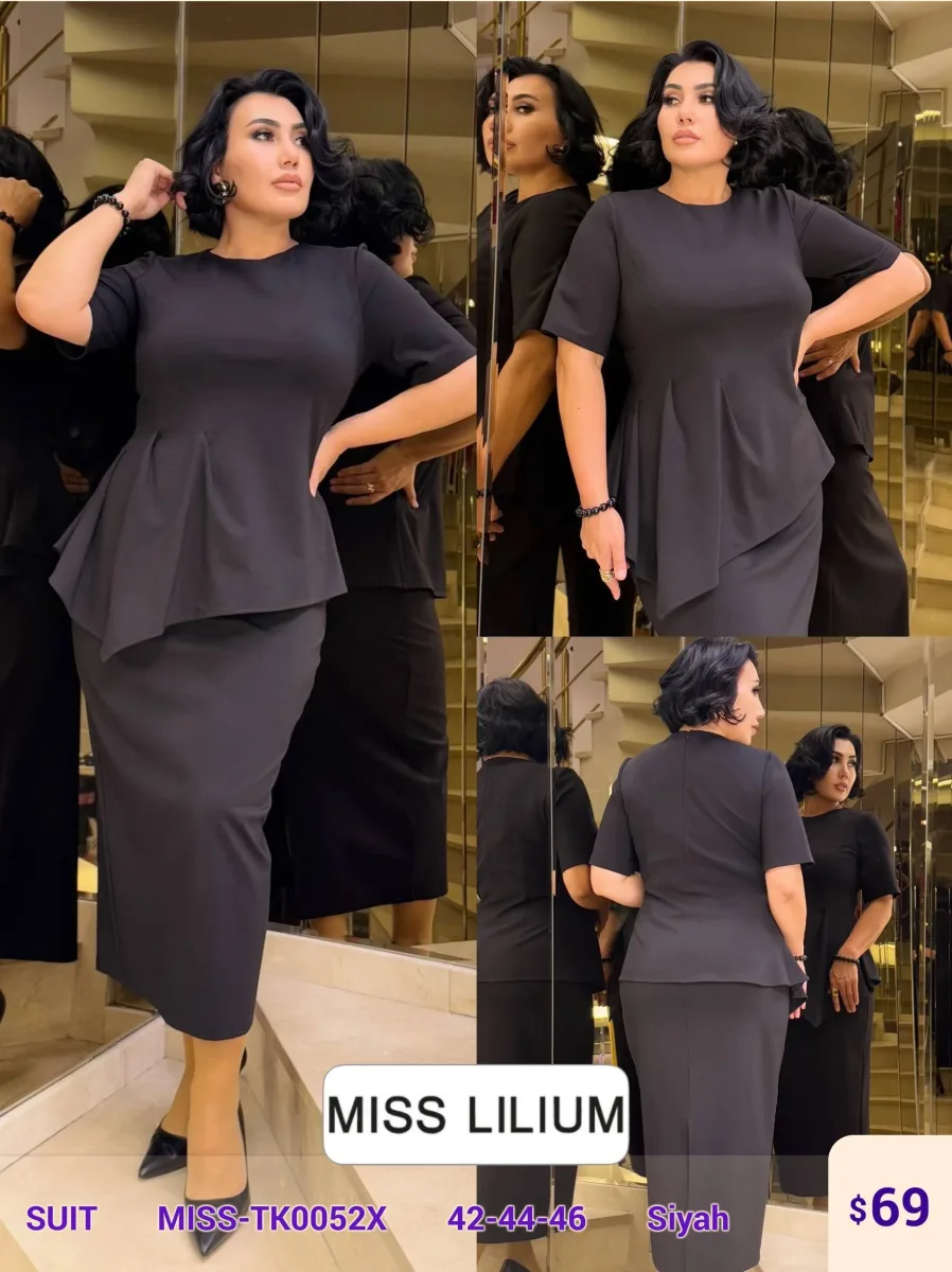 Костюмы и комплекты MISS LILIUM (Black, модель MISS-TK0052X) оптом