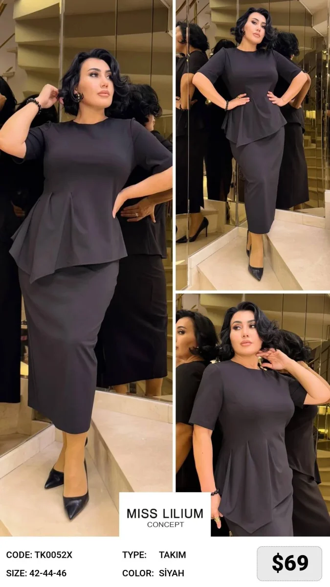 Костюмы и комплекты MISS LILIUM (Black, модель TK0052X) оптом