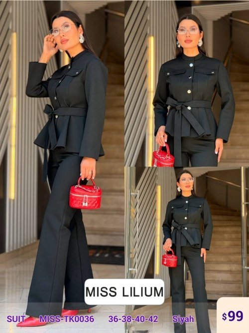 Костюмы и комплекты MISS LILIUM (Black, модель MISS-TK0036) оптом