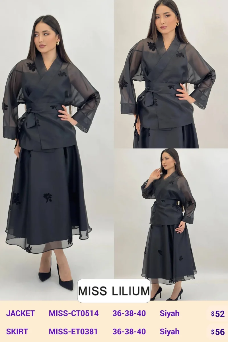 Жакет MISS LILIUM (Black, модель MISS-CT0514) оптом