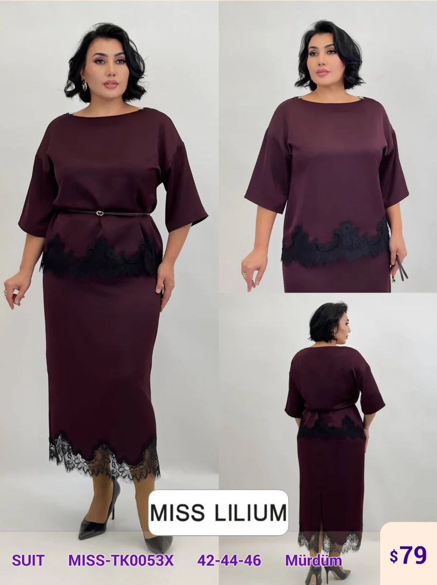 Костюмы и комплекты MISS LILIUM (Purple, модель MISS-TK0053X) оптом