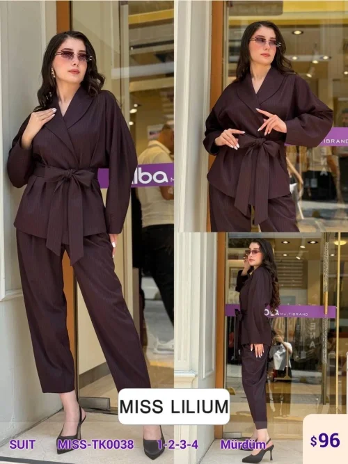 Костюмы и комплекты MISS LILIUM (Purple, модель MISS-TK0038) оптом