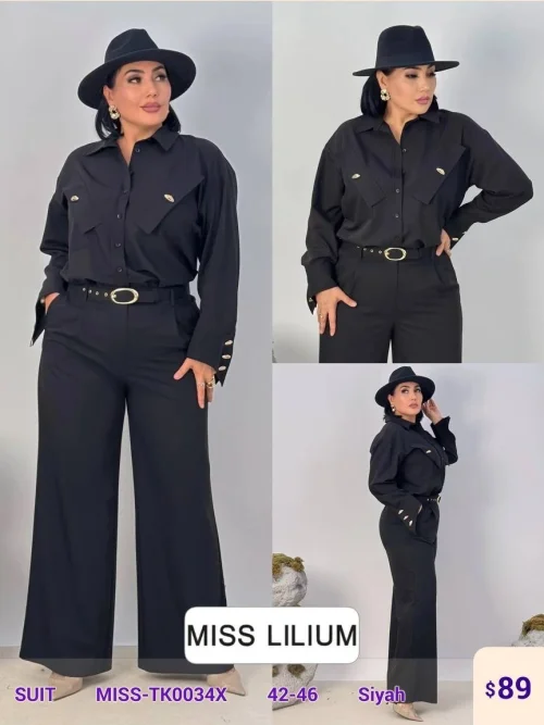 Костюмы и комплекты MISS LILIUM (Black, модель MISS-TK0034X) оптом