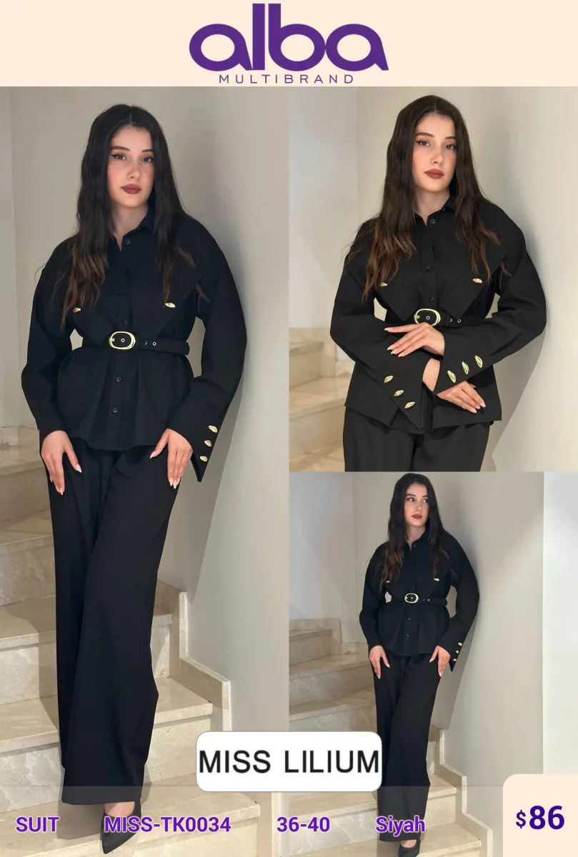 Костюмы и комплекты MISS LILIUM (Black, модель MISS-TK0034) оптом