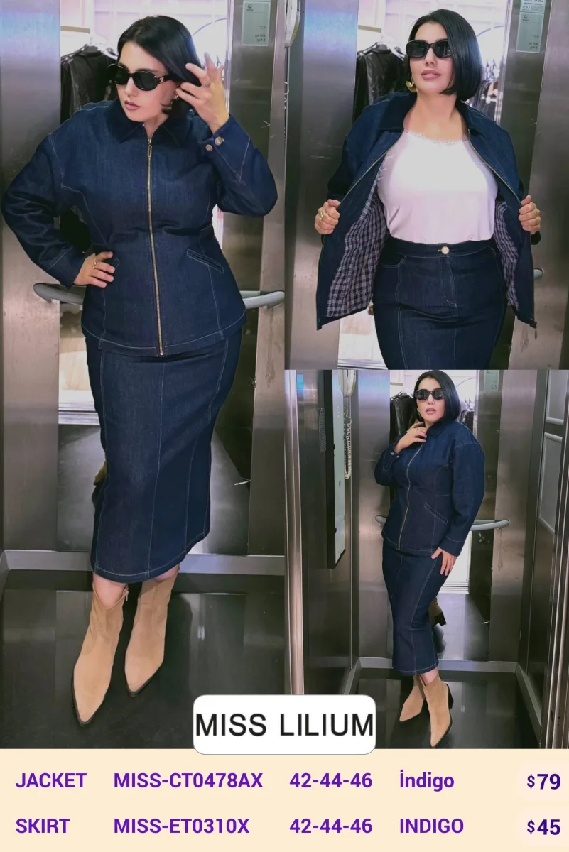Жакет MISS LILIUM (Navy, модель MISS-CT0478AX) оптом