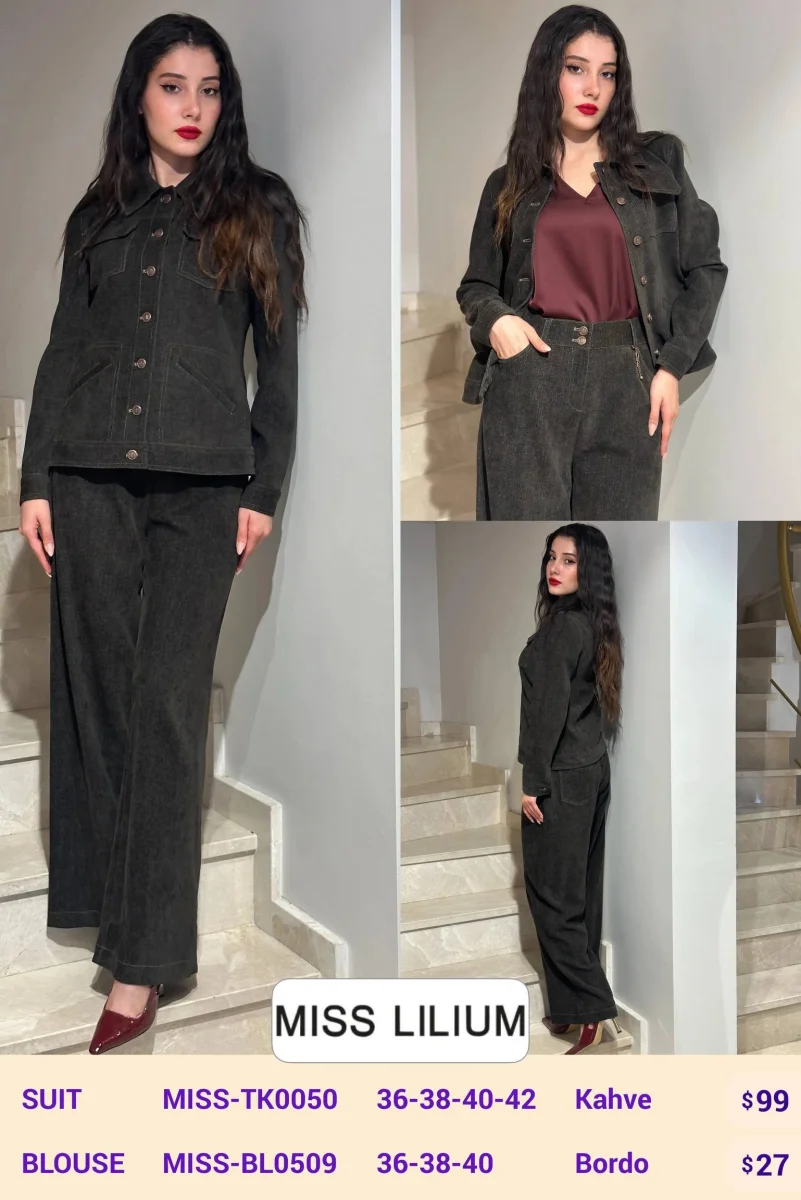 Костюмы и комплекты MISS LILIUM (Brown, модель MISS-TK0050) оптом