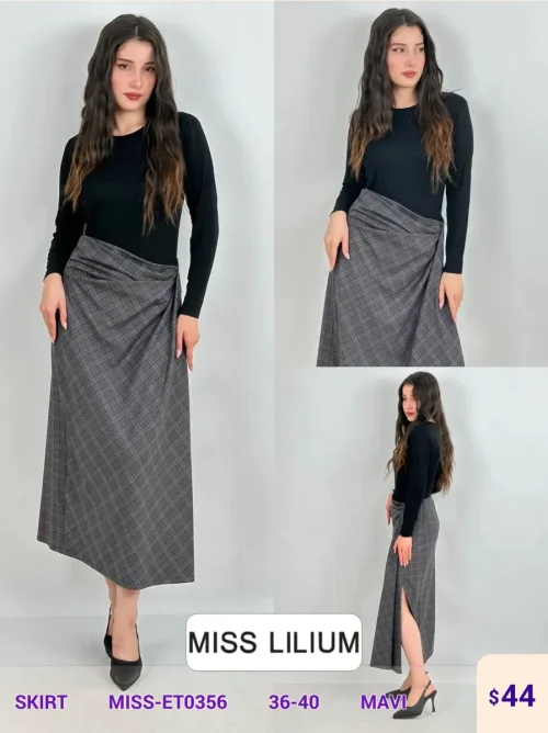 Юбка MISS LILIUM (Blue, модель MISS-ET0356) оптом
