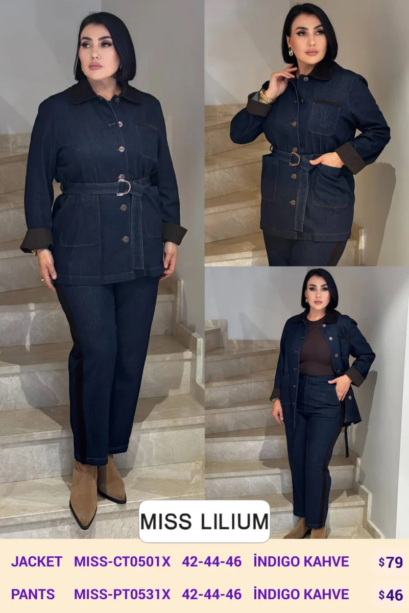 Жакет MISS LILIUM (Navy, модель MISS-CT0501X) оптом