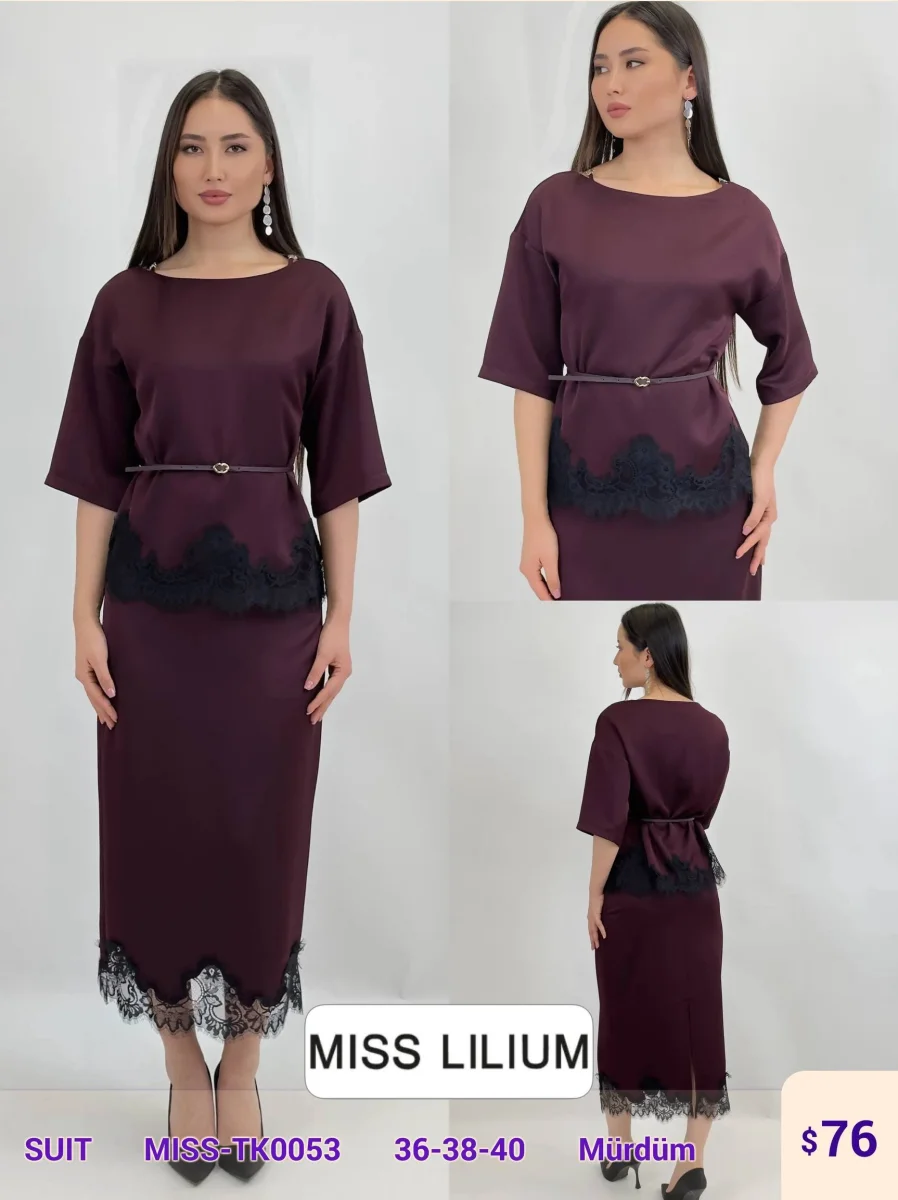 Костюмы и комплекты MISS LILIUM (Purple, модель MISS-TK0053) оптом