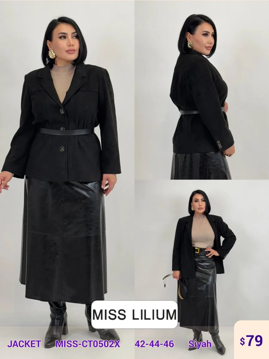 Жакет MISS LILIUM (Black, модель MISS-CT0502X) оптом