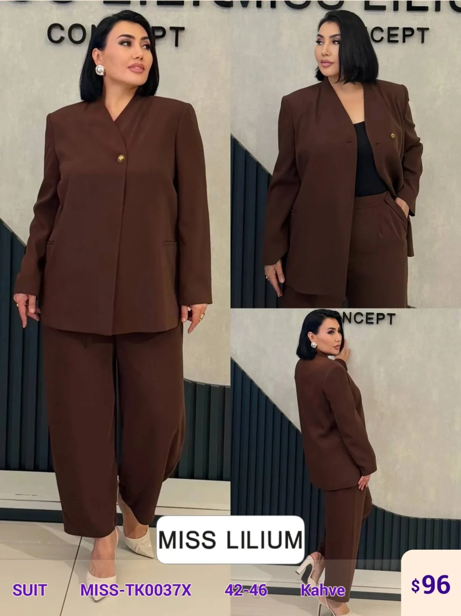 Костюмы и комплекты MISS LILIUM (Brown, модель MISS-TK0037X) оптом