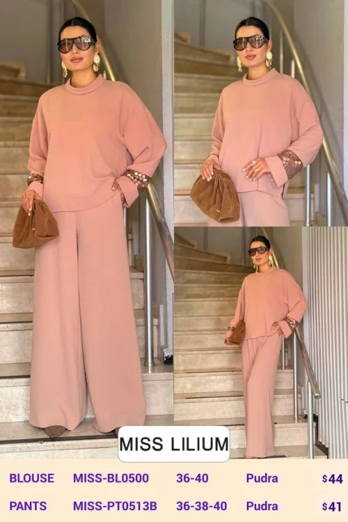 Блузка MISS LILIUM (Pink, модель MISS-BL0500) оптом