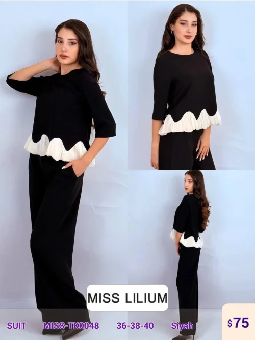 Костюмы и комплекты MISS LILIUM (Black, модель MISS-TK0048) оптом