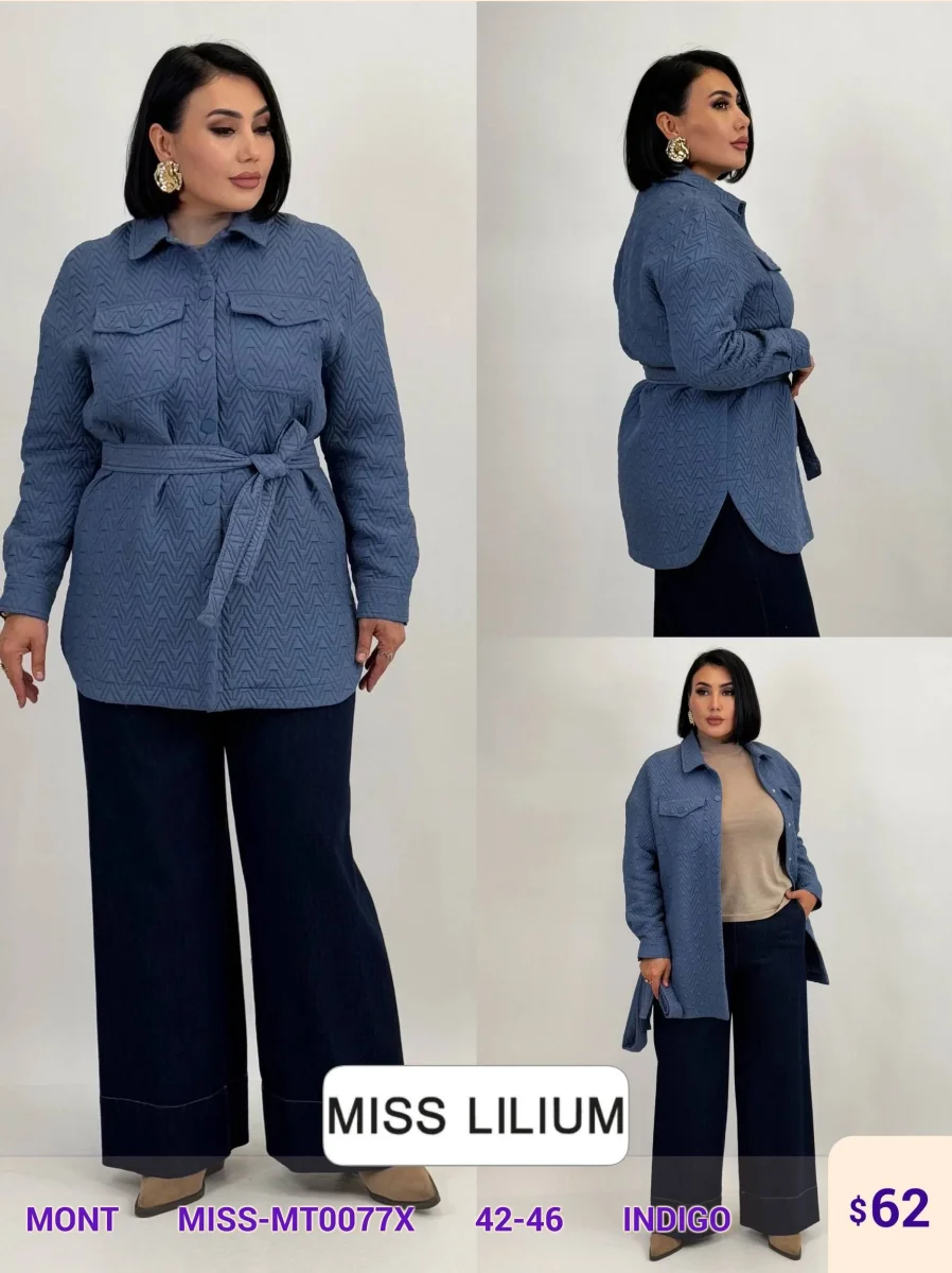 Жакет MISS LILIUM (Navy, модель MISS-MT0077X) оптом