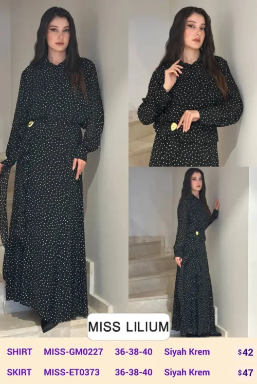 Юбка MISS LILIUM (Black, модель MISS-ET0373) оптом