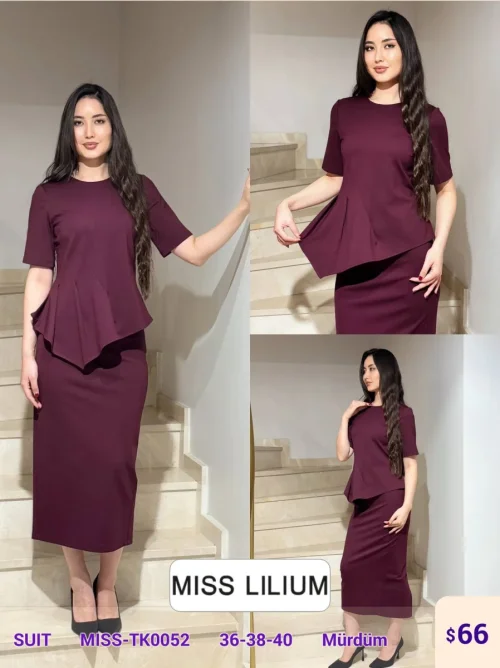 Костюмы и комплекты MISS LILIUM (Purple, модель MISS-TK0052) оптом